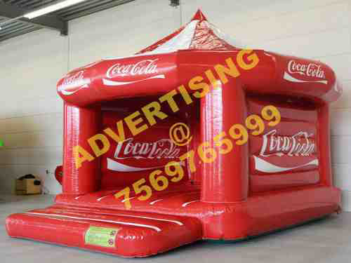 coca-cola inflatable dome bouncy